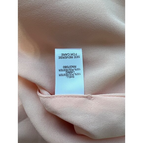 Cache Top Size XS Eyelash Fringe Blush Pink Textured Design Professional Formal - Picture 7 of 8